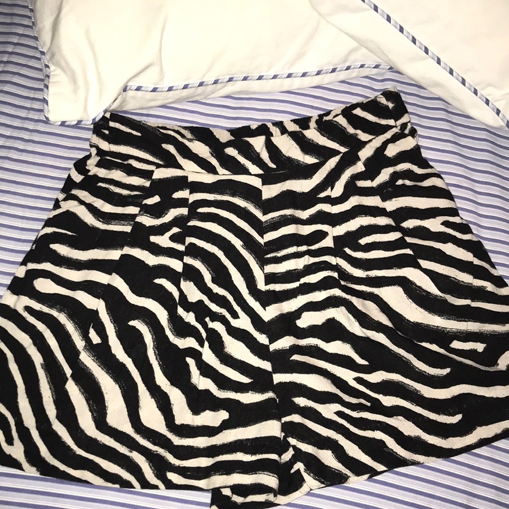 H&M Zebra Shorts